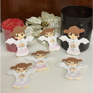 Foamy Angels figurines for Crafts set/6